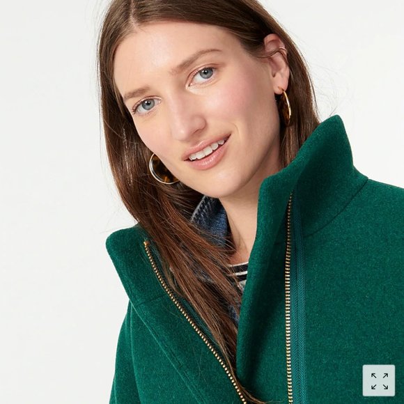 J.Crew Cocoon coat in Italian stadium-cloth wool - Picture 7 of 8